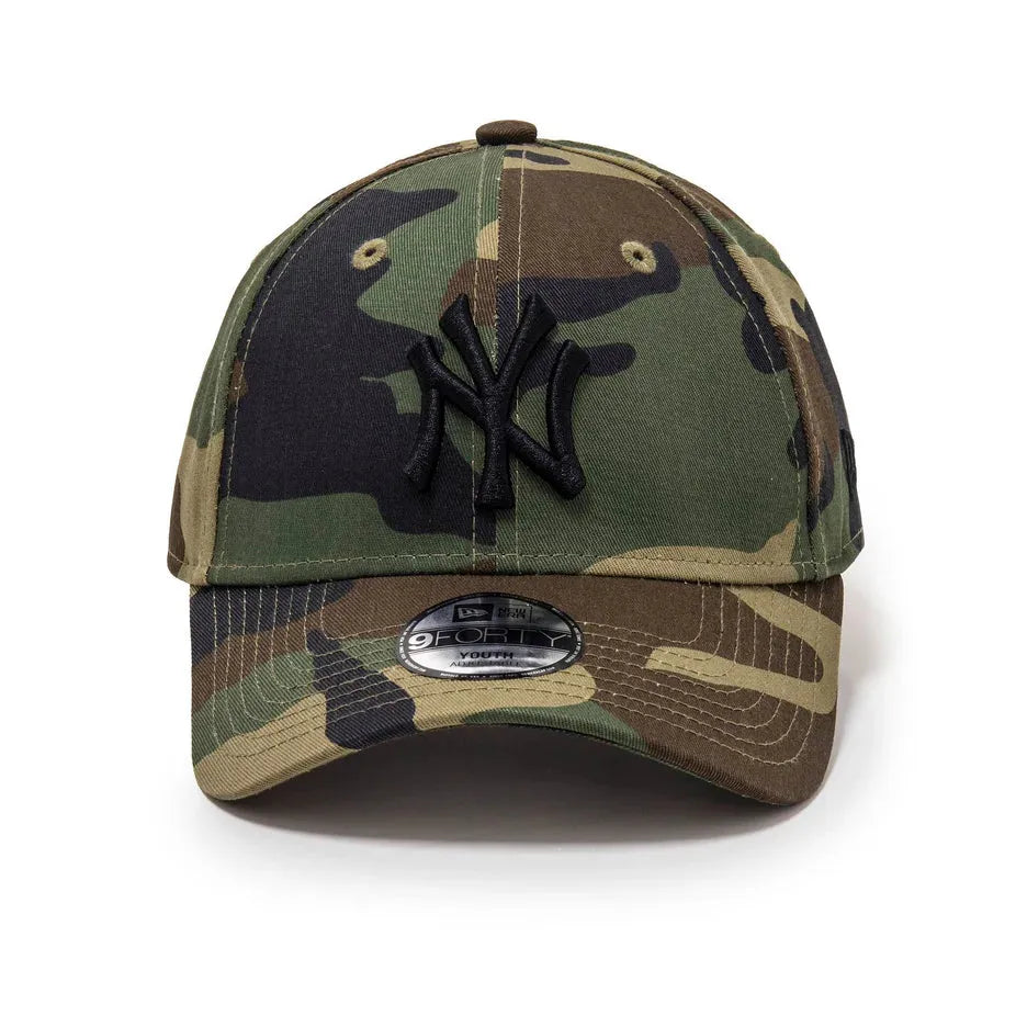 NEW ERA KIDS 9FORTY MLB NEW YORK YANKEES CAMO CAP