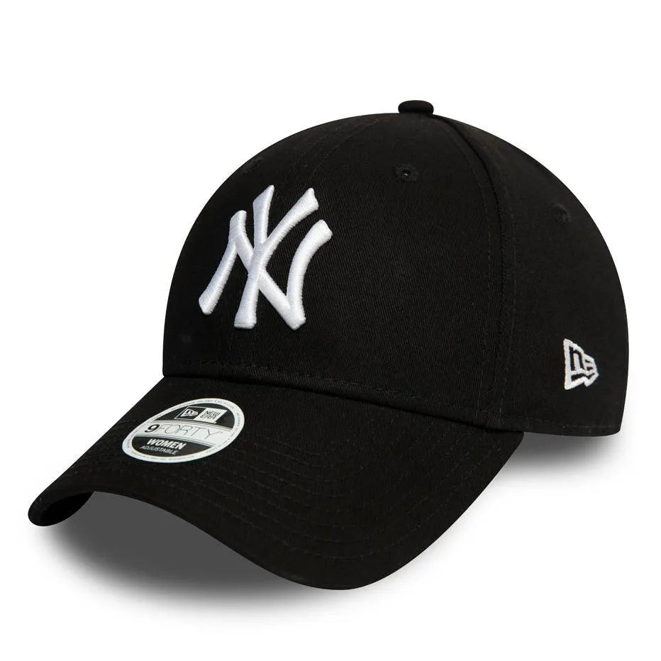 NEW ERA 9FORTY WOMEN MLB NEW YORK YANKEES BLACK / WHITE CAP