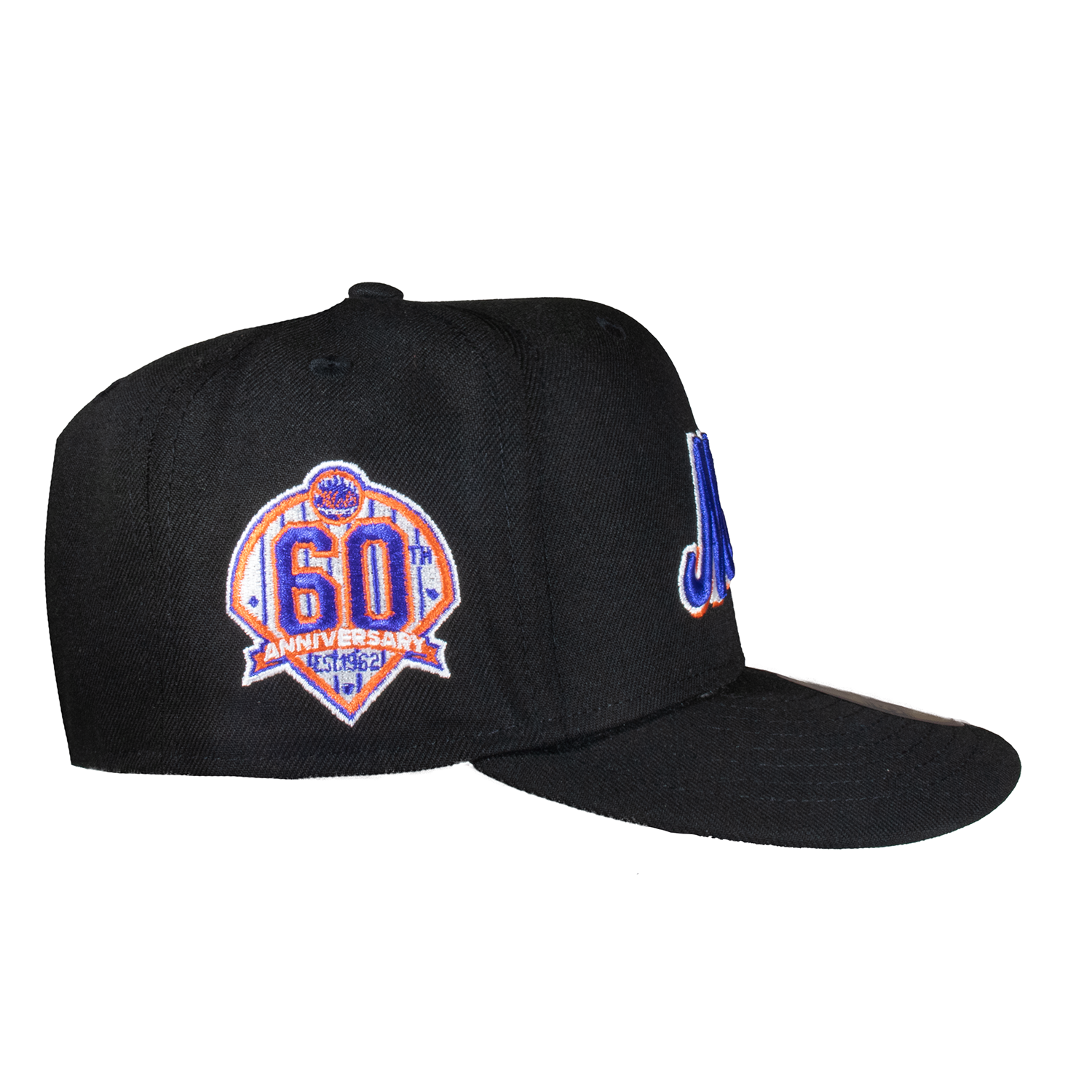 New York Mets All Black Script 60Th Anniversary