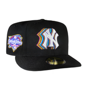 New York Yankees All Black 3D Colored Logo 2000 World Series