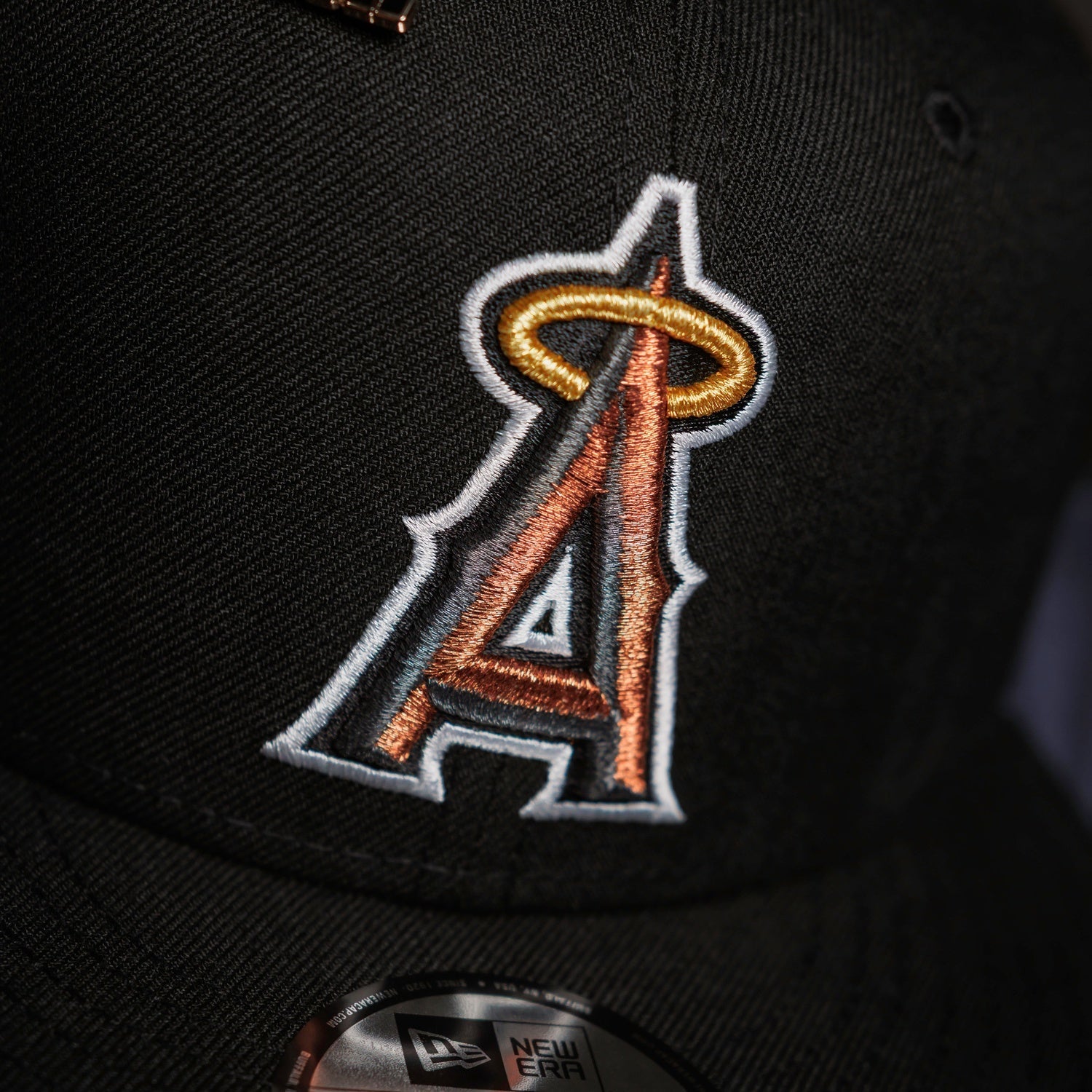ANAHEIM ANGELS MLB BLACK GRAY UV / NEW ERA 9FIFTY