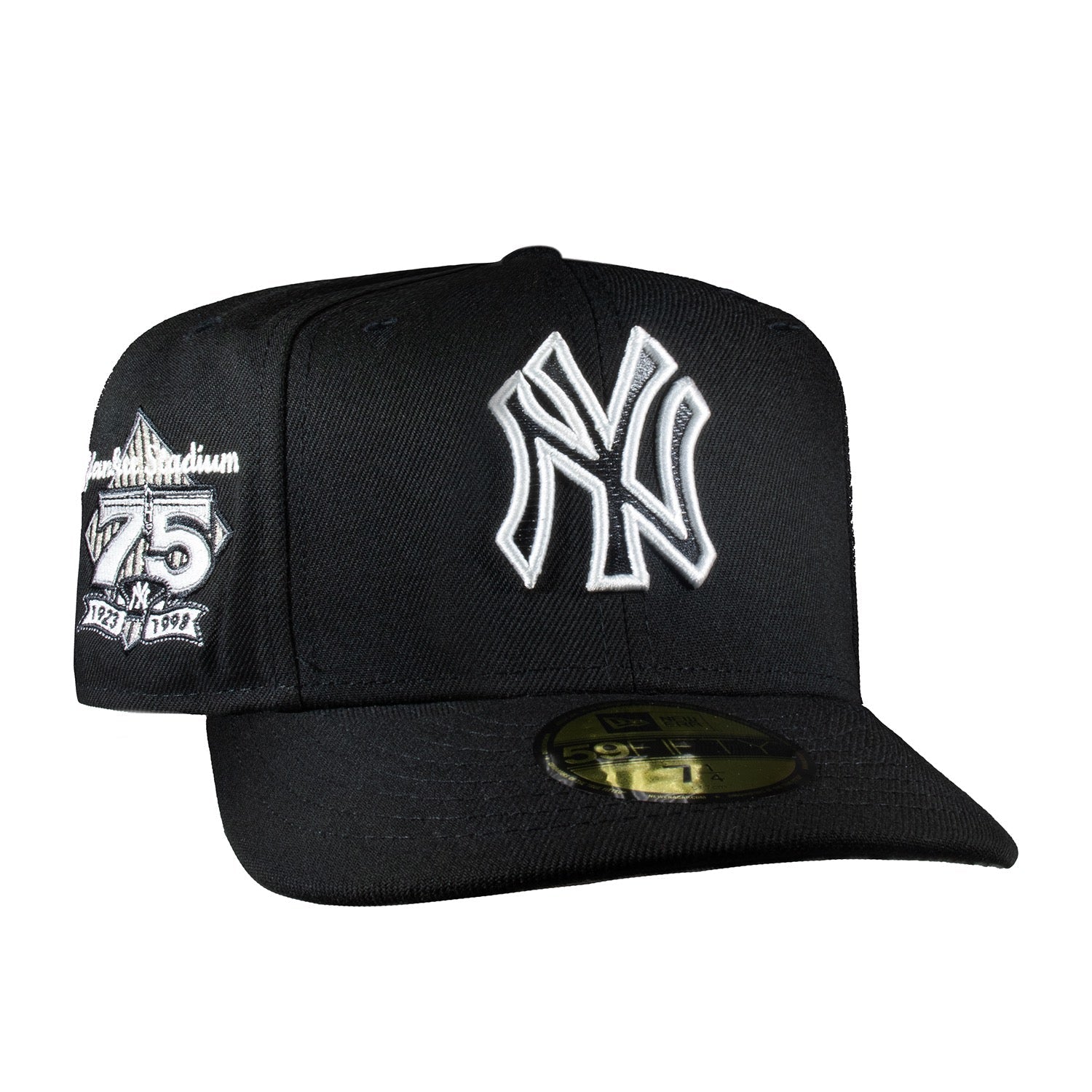 New York Yankees All Black Gradient Logo 75 Years