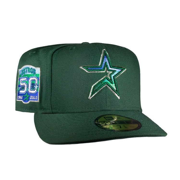 Houston Astros All Green Gradient Logo Sky UV 50Th Anniversary