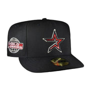 Houston Astros All Black Gradient Red Logo 2005 World Series