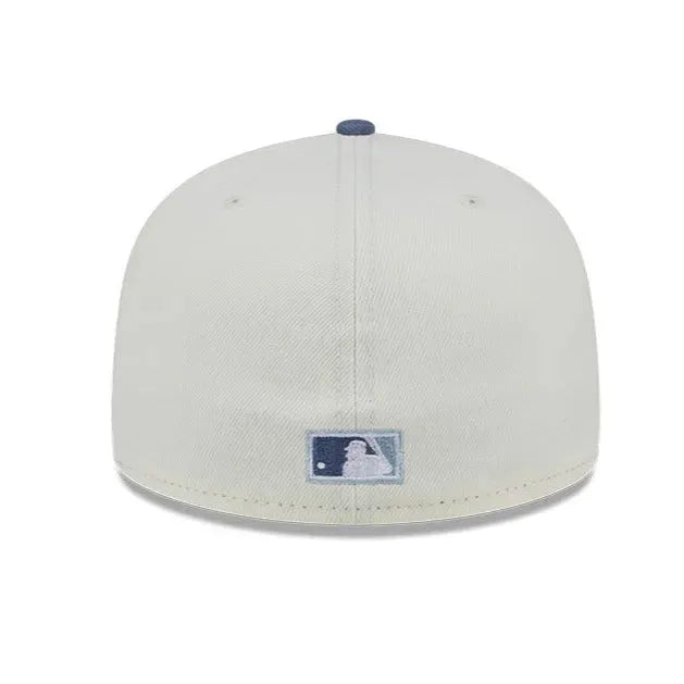 NEW ERA 59FIFTY MLB FLORIDA MARLINS WAVY CHAINSTITCH TWO TONE / GREY UV FITTED CAP