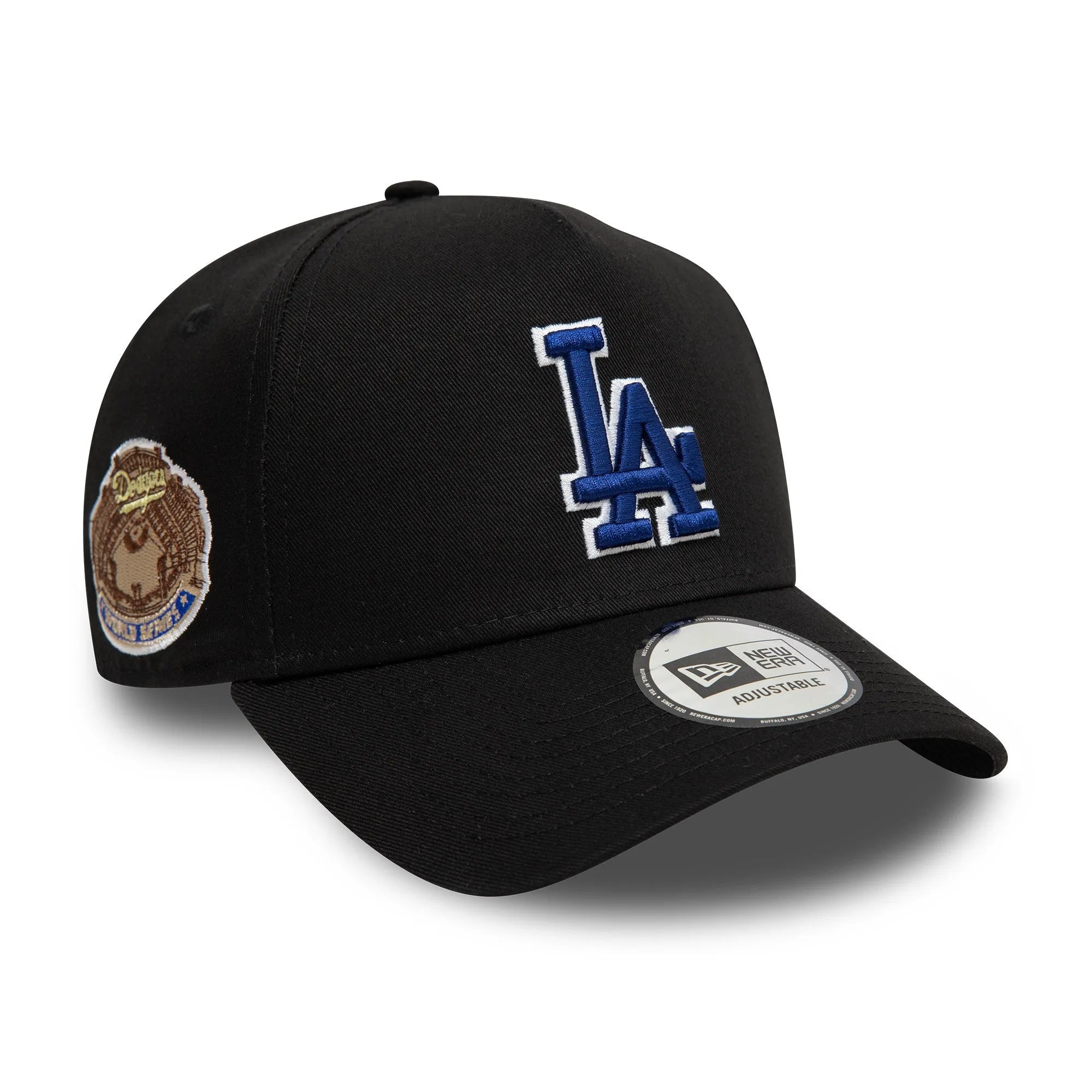NEW ERA 9FORTY A-FRAME MLB LOS ANGELES DODGERS WORLD SERIES BLACK SNAPBACK CAP