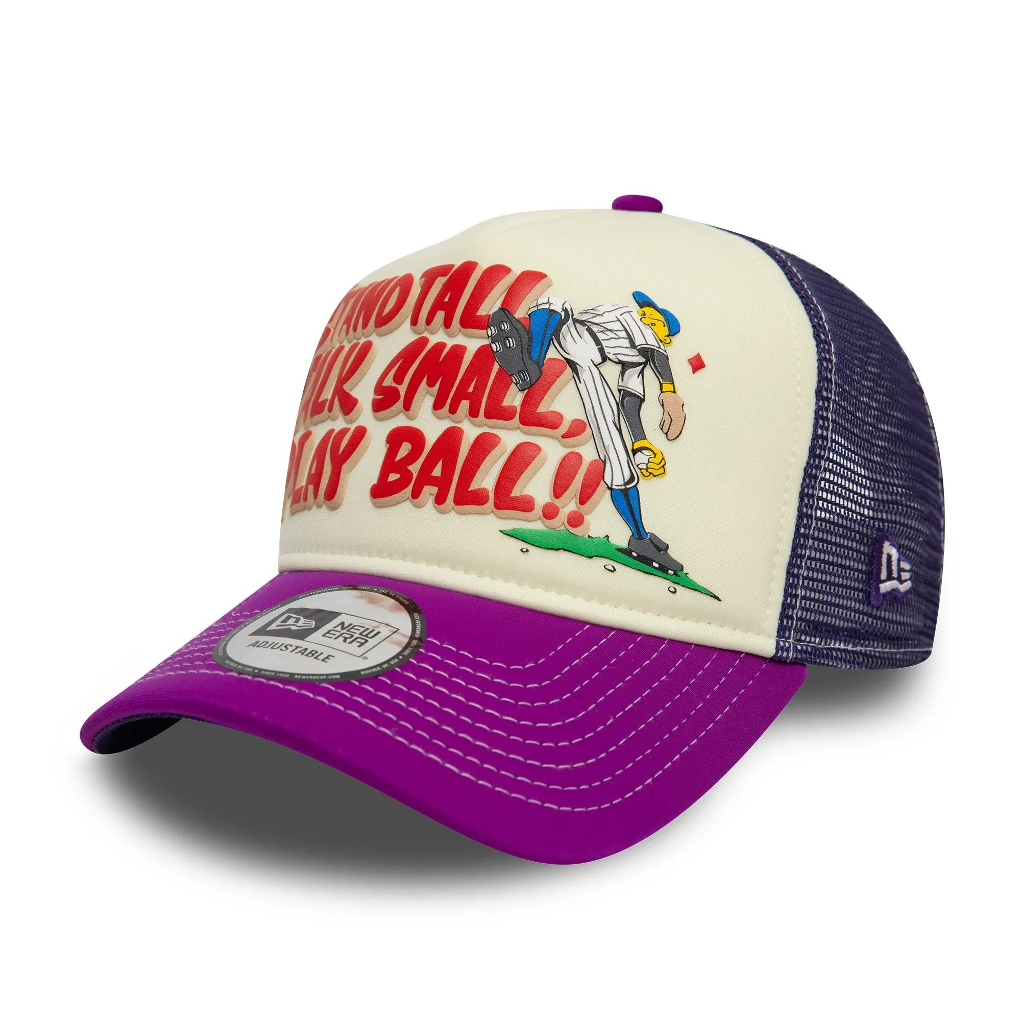 NEW ERA 9FORTY A-FRAME TRUCKER NEW ERA GRAPHIC TWO TONE SNAPBACK CAP