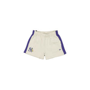 New York Yankees Women's High Waisted Stone Floral Shorts