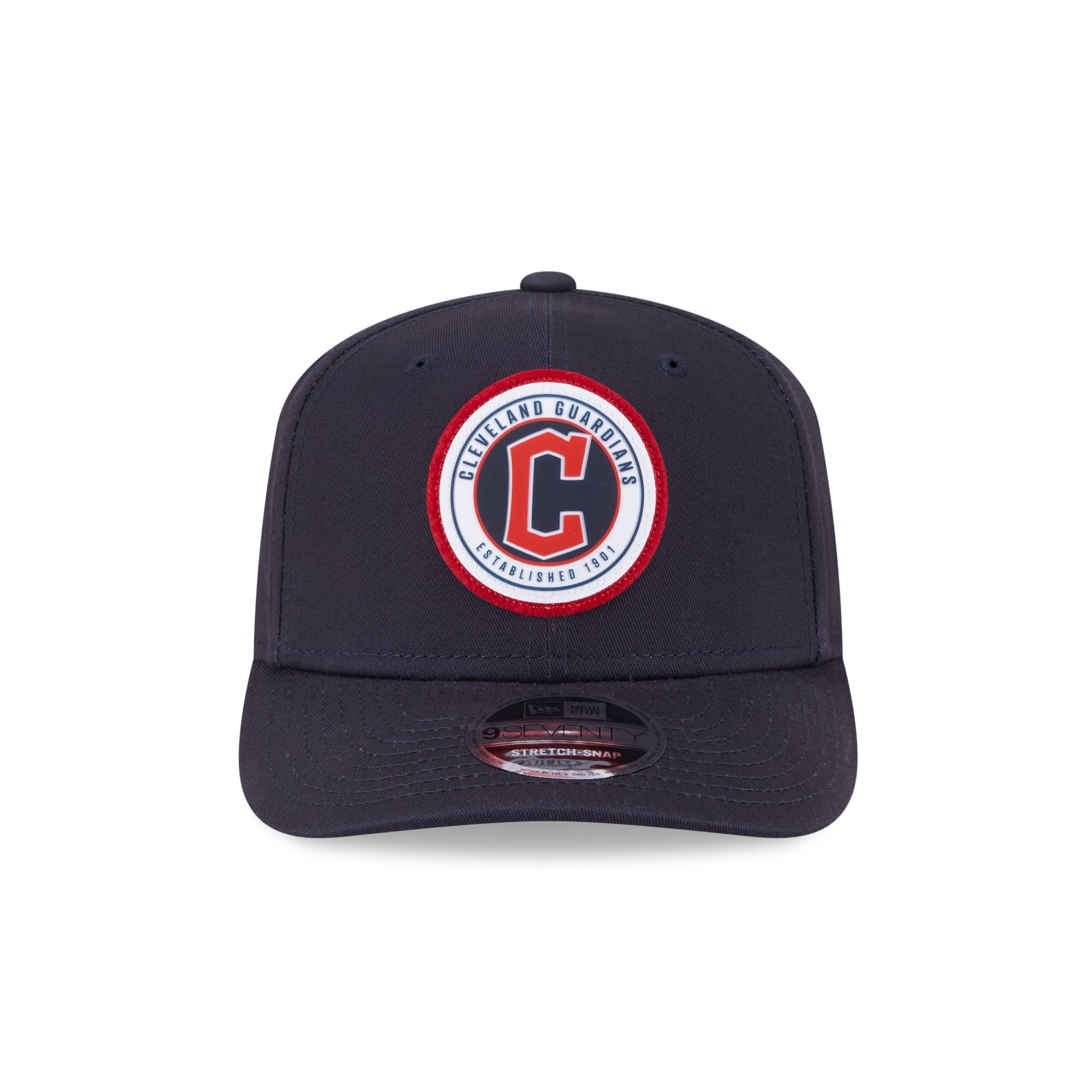 Cleveland Guardians Circle Patch 9SEVENTY Stretch-Snap Hat