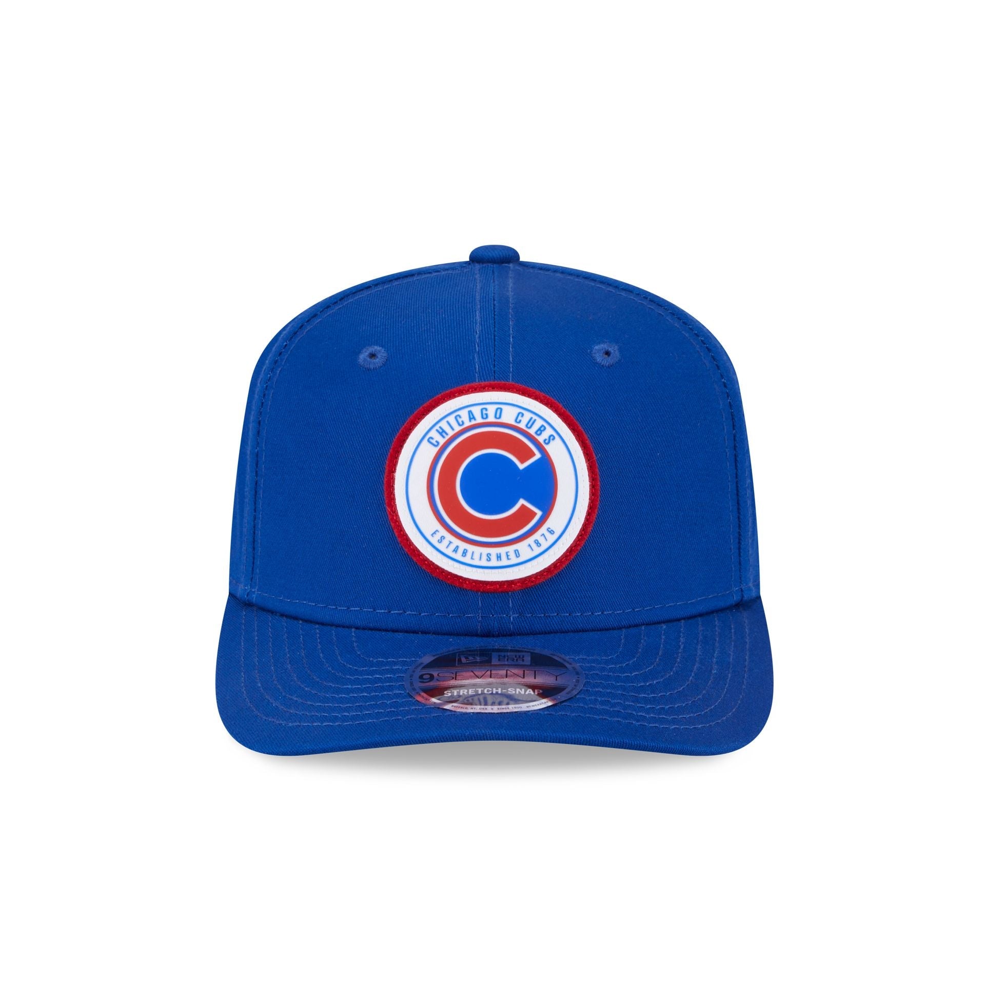 Chicago Cubs Circle Patch 9SEVENTY Stretch-Snap Hat