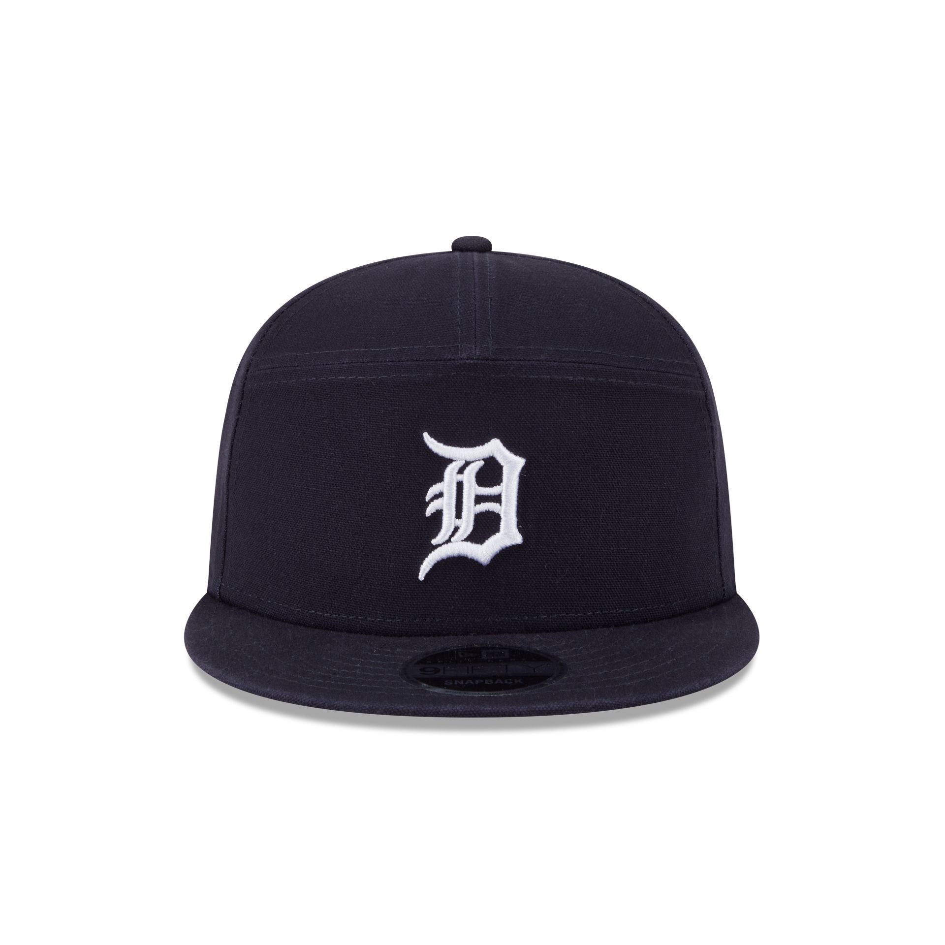 Detroit Tigers Cotton Canvas Split Panel 9FIFTY Trucker Hat