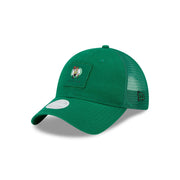 Boston Celtics Women's Square Stitch 9TWENTY Trucker Hat