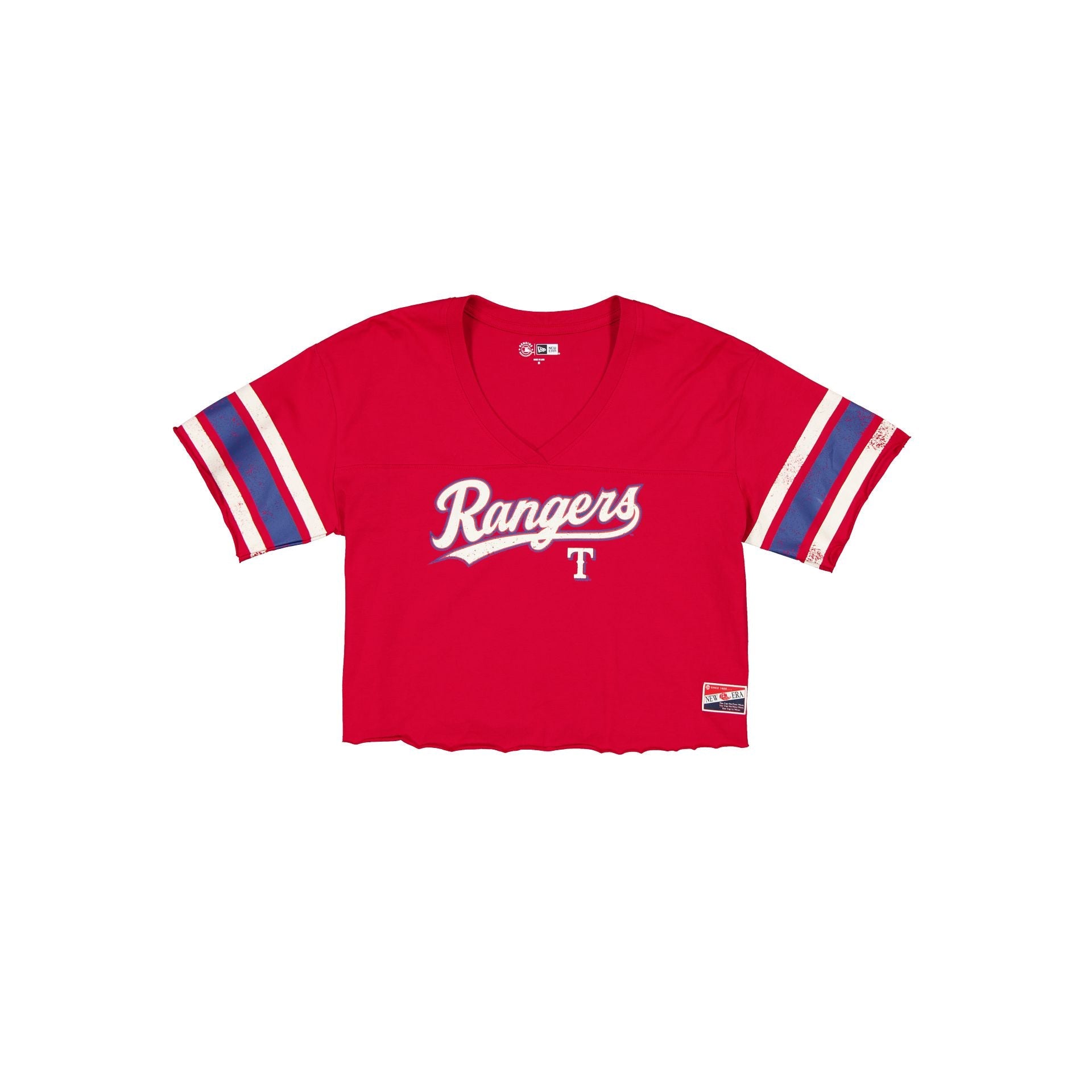 Texas Rangers Throwback Cropped Women's T-Shirt