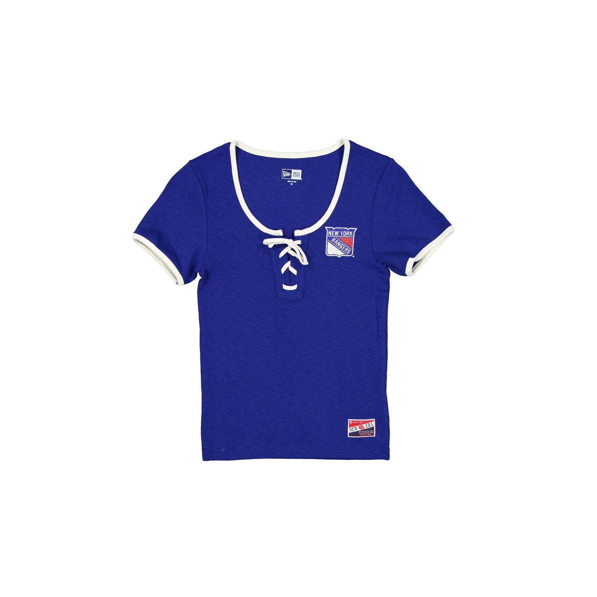 New York Rangers Throwback Tie Women's T-Shirt