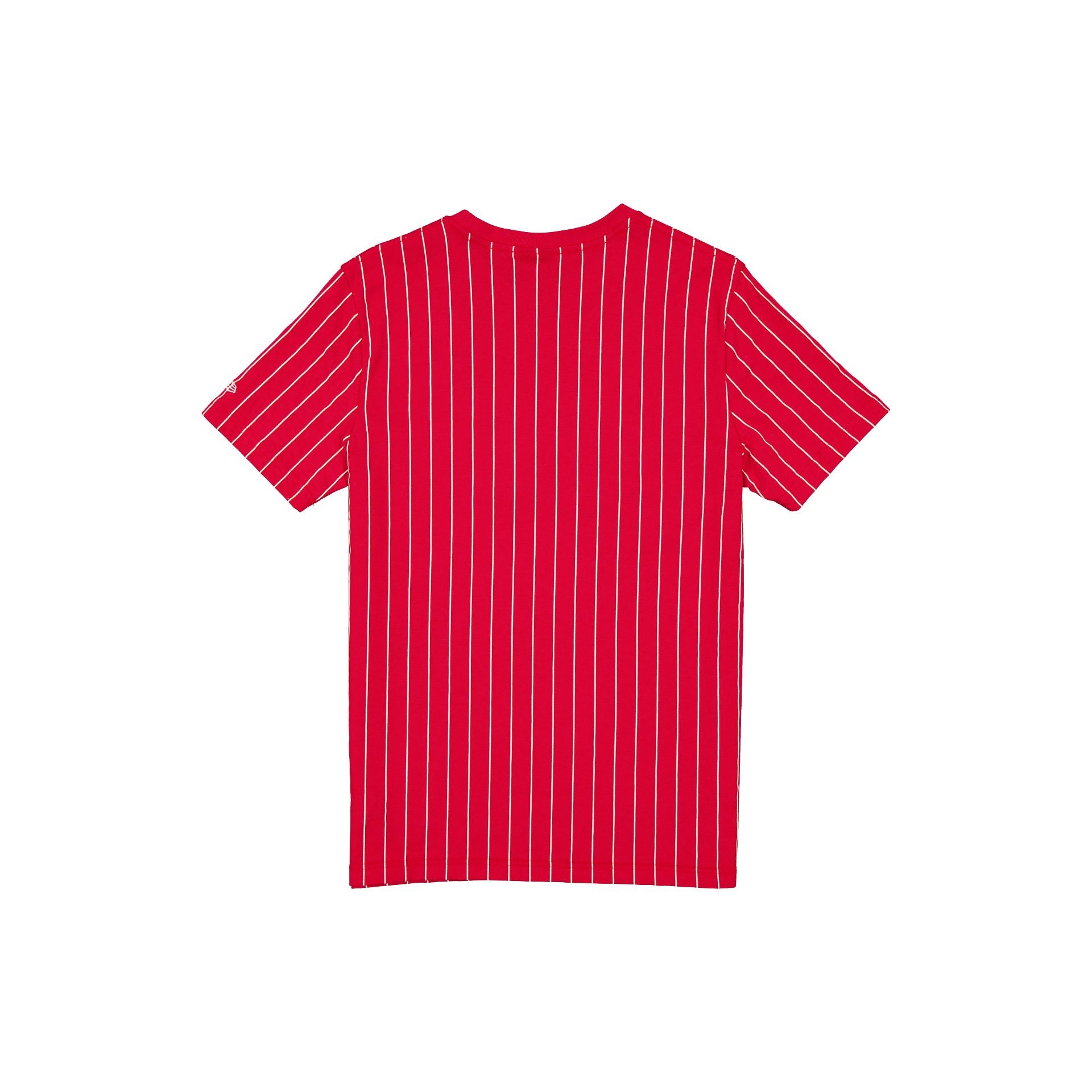 Texas Rangers Throwback Pinstripe Wordmark T-Shirt