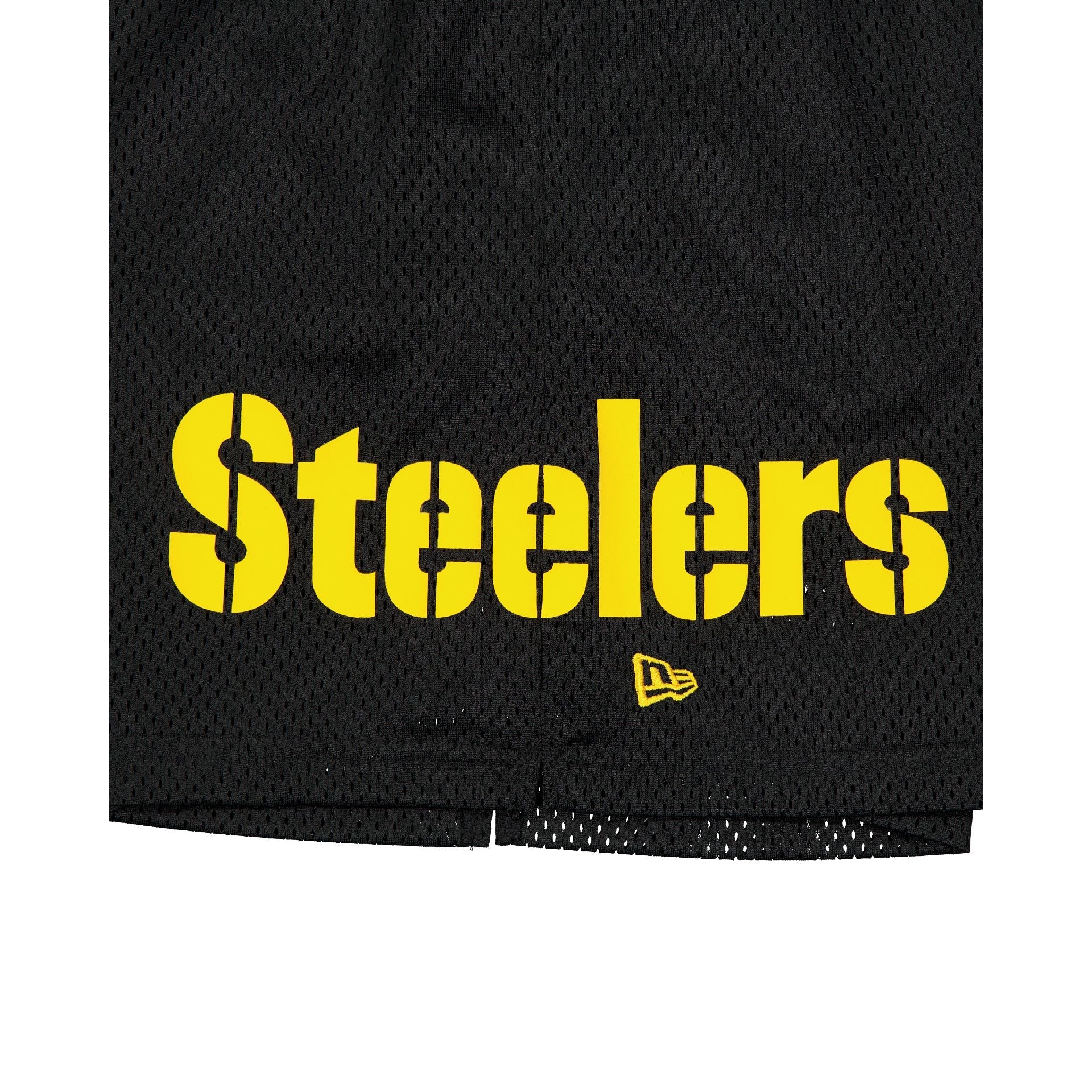 Pittsburgh Steelers Mesh Black Shorts