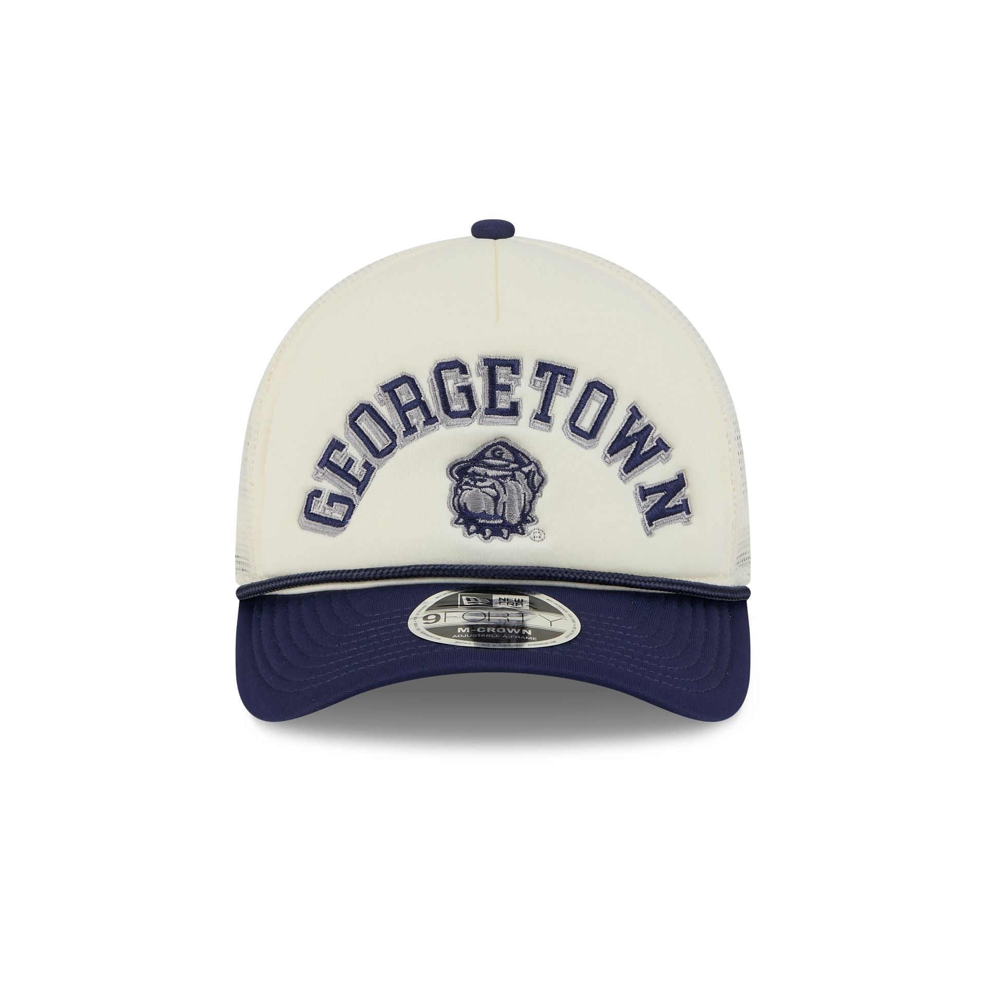 Georgetown Hoyas Chrome Arch 9FORTY M-Crown A-Frame Trucker Hat