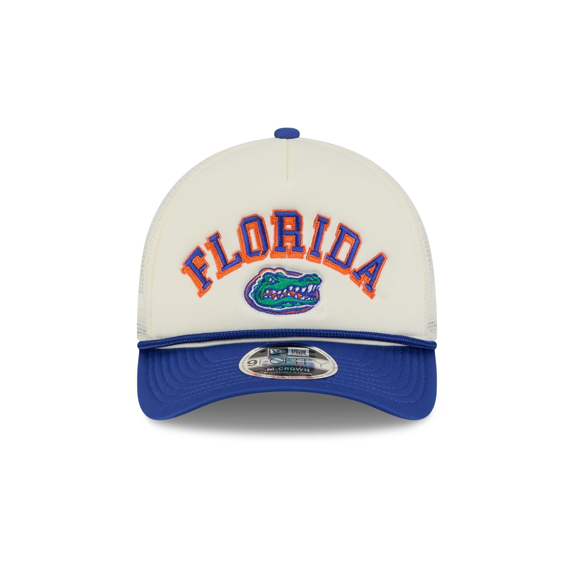 Florida Gators Chrome Arch 9FORTY M-Crown A-Frame Trucker Hat