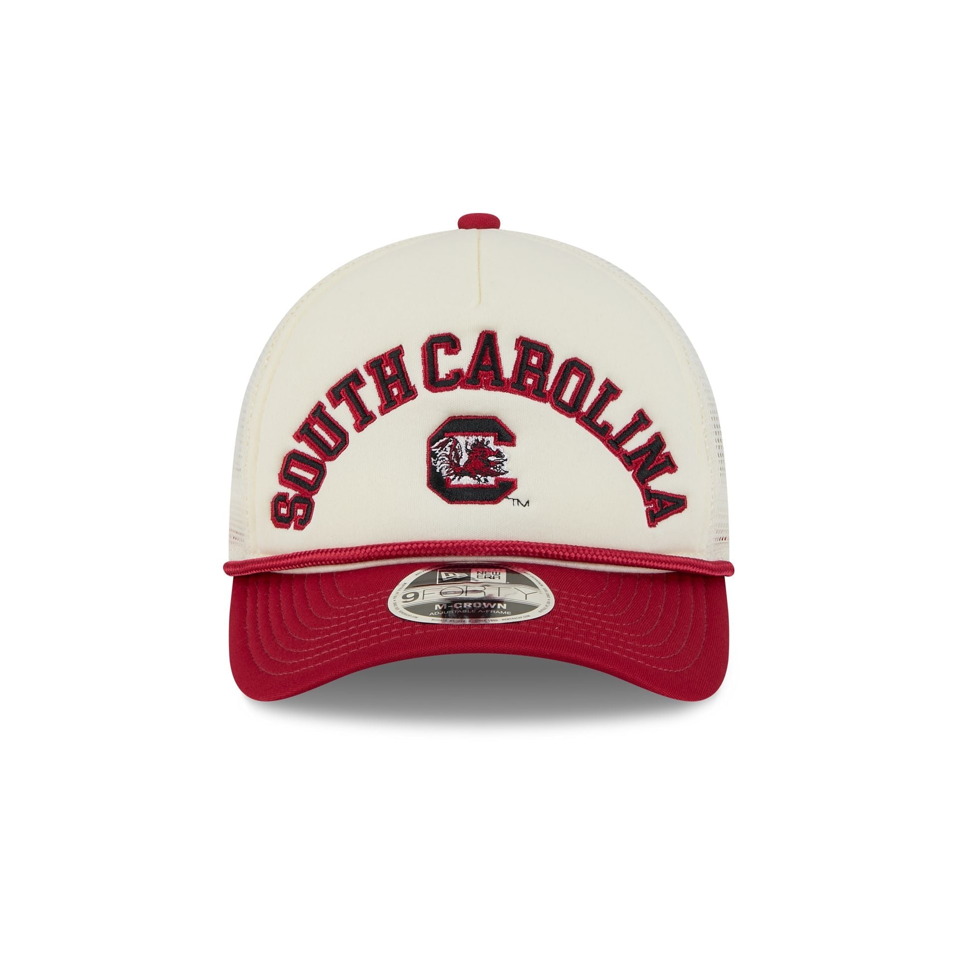 South Carolina Gamecocks Chrome Arch 9FORTY M-Crown A-Frame Trucker Hat