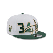 Milwaukee Bucks Giannis Antetokounmpo Signature 9FIFTY Snapback Hat