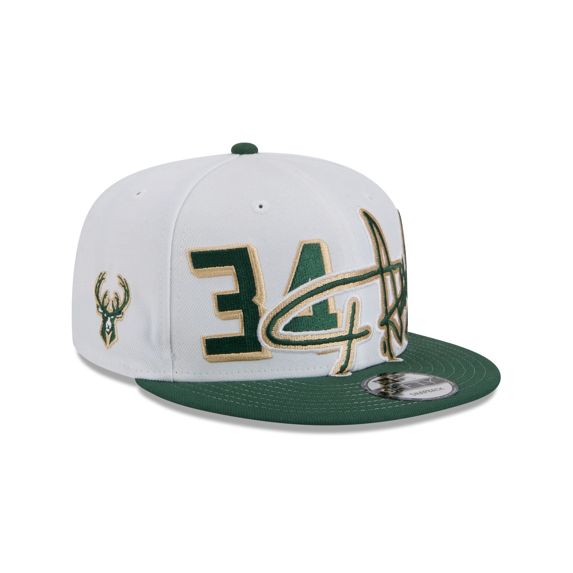 Milwaukee Bucks Giannis Antetokounmpo Signature 9FIFTY Snapback Hat