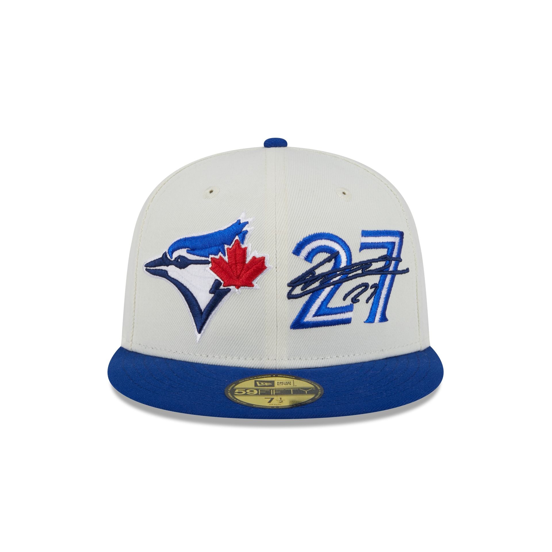 Toronto Blue Jays Vladimir Guerrero Jr. Chrome White 59FIFTY Fitted Hat