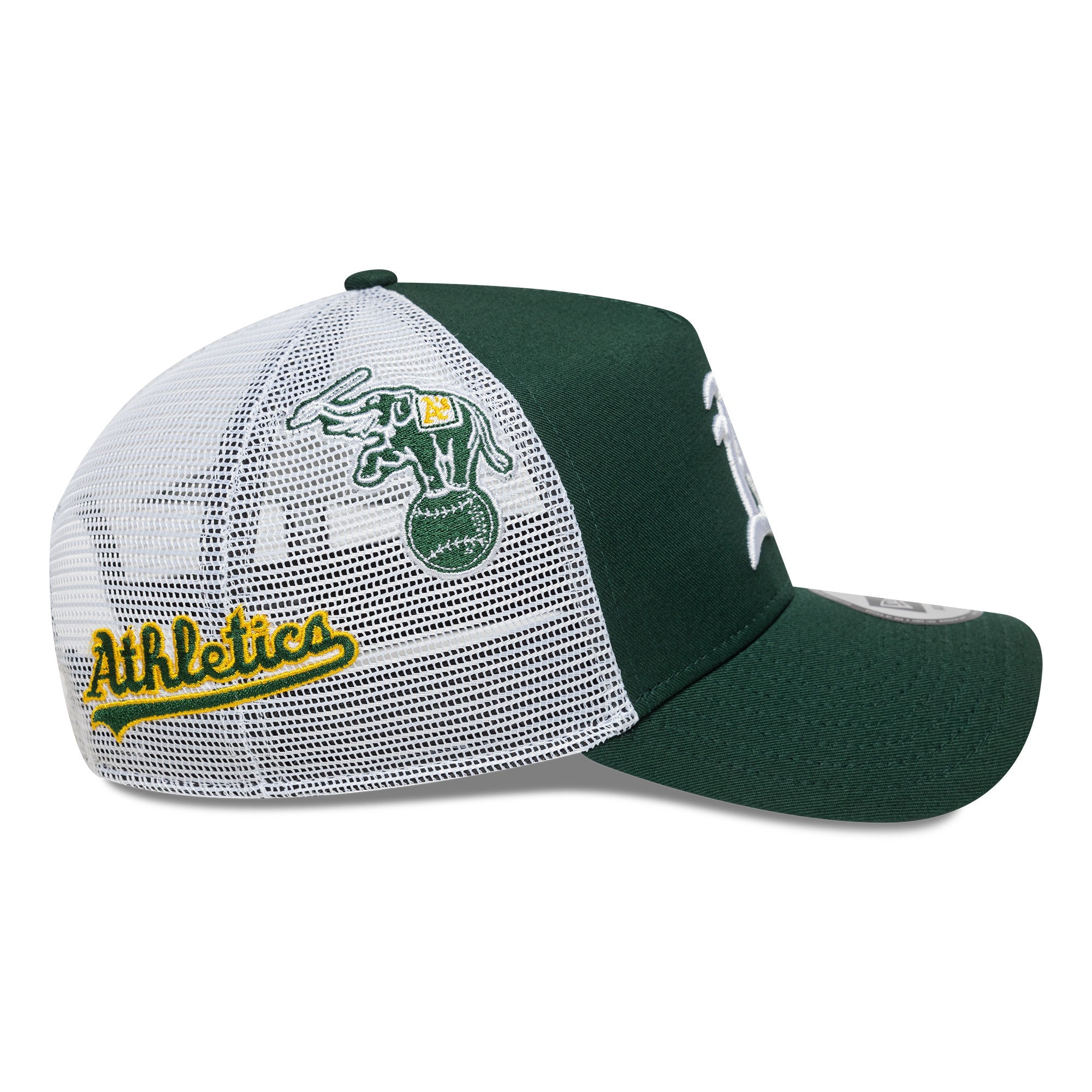 OAKLAND ATHLETICS MLB DARK GREEN / NEW ERA 9-FORTY A-FRAME TRUCKER