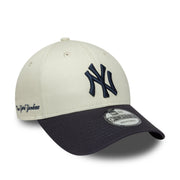 NEW YORK YANKEES MLB CAP BEIGE BLACK UV / NEW ERA 9FORTY