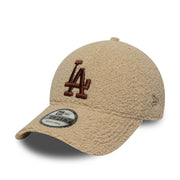 LOS ANGELES DODGERS MLB BORG LIGHT BEIGE / NEW ERA 9FORTY ADJUSTABLE