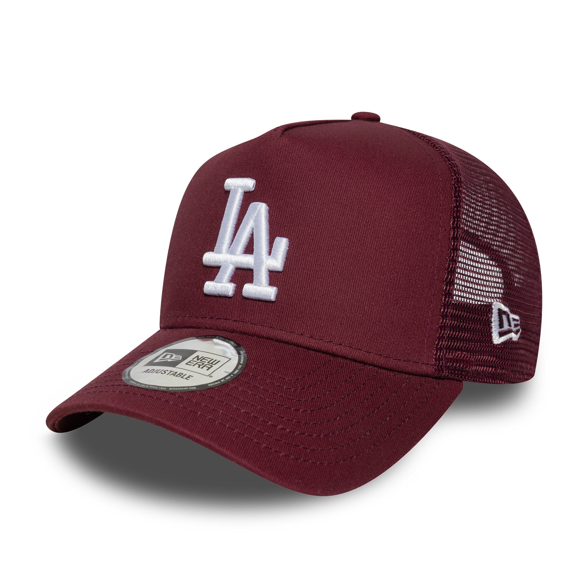 LOS ANGELES DODGERS MLB DARK RED / NEW ERA A-FRAME TRUCKER