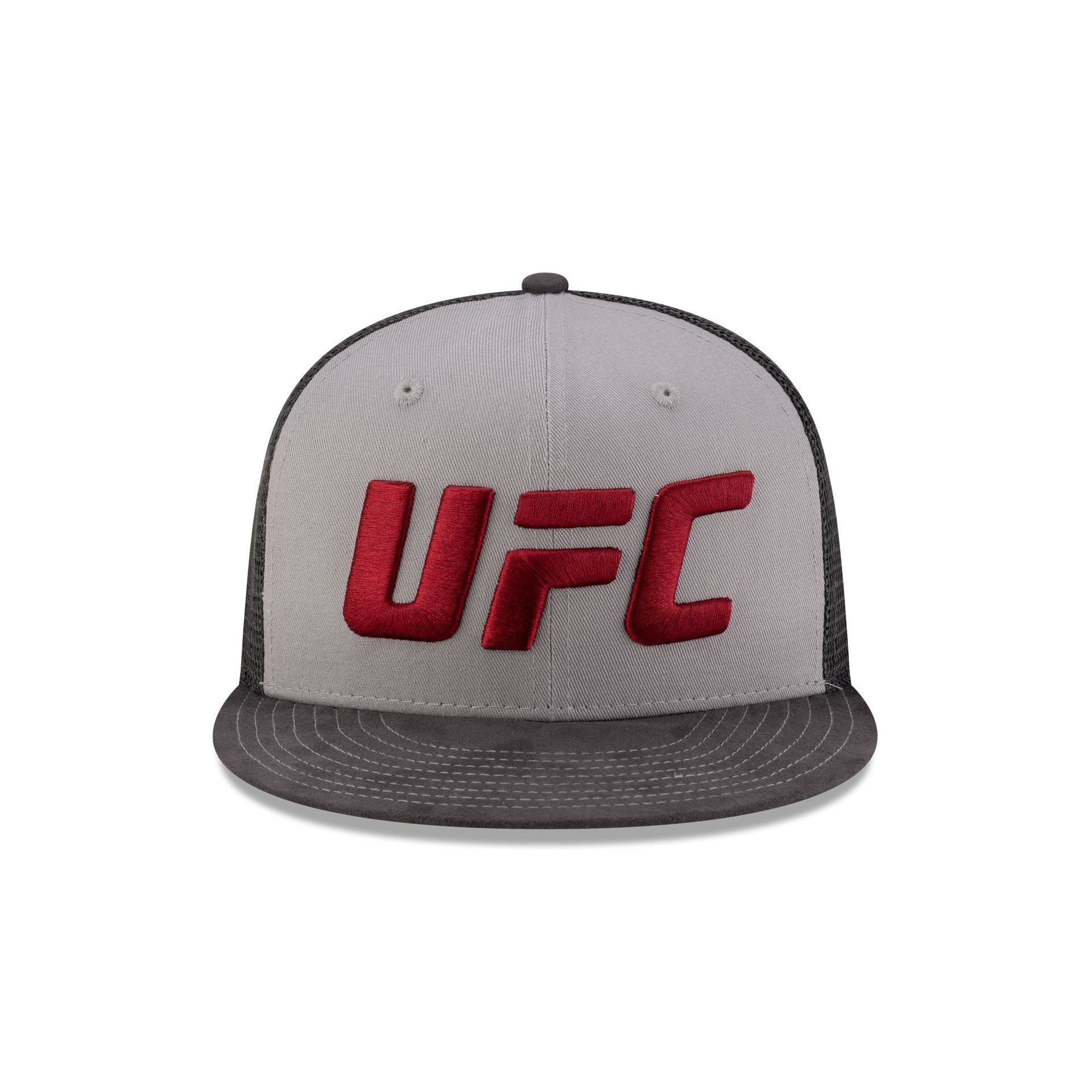UFC Suede Gray 9FIFTY Trucker Hat