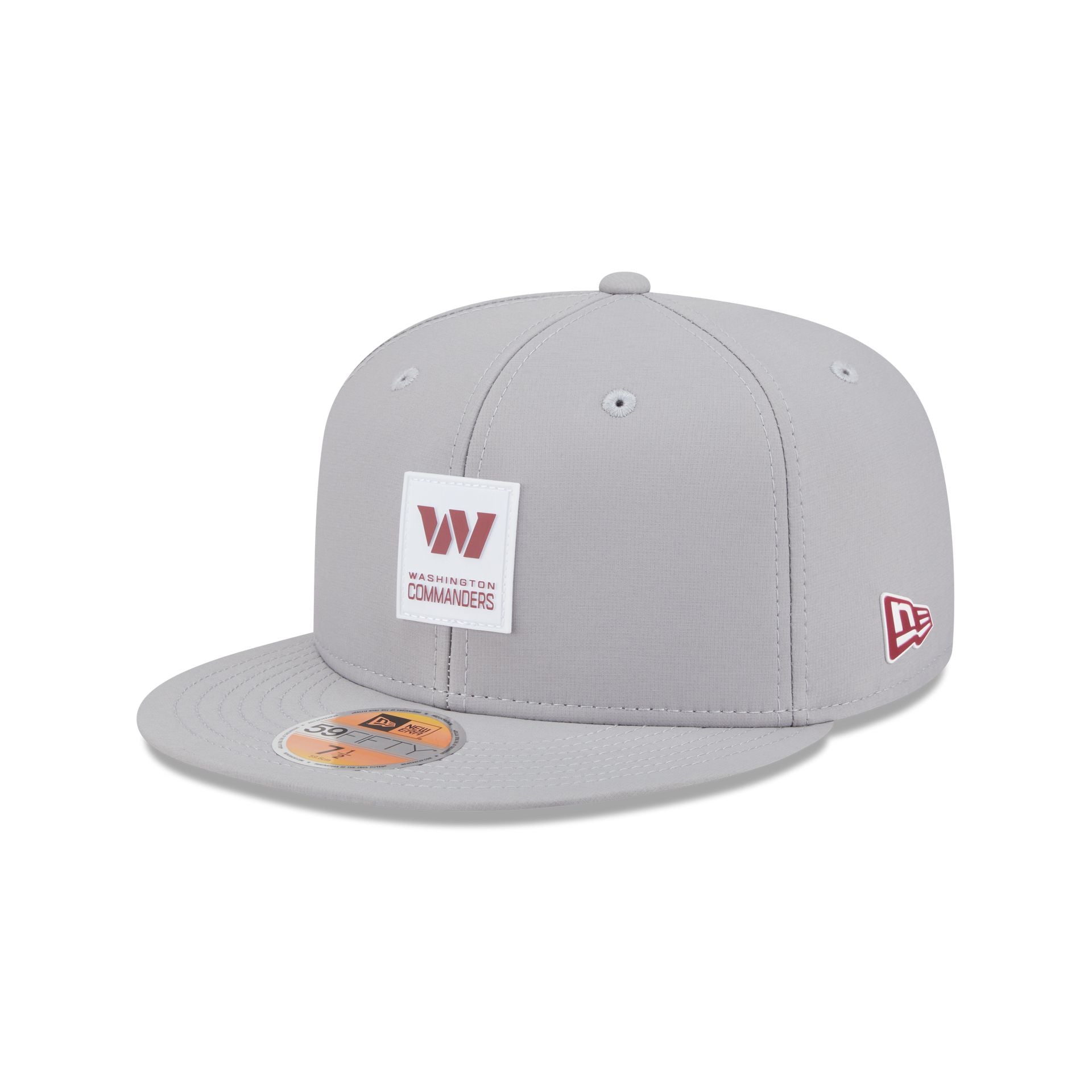 Washington Commanders 2025 Sideline Hot Weather Gray 59FIFTY Fitted Hat