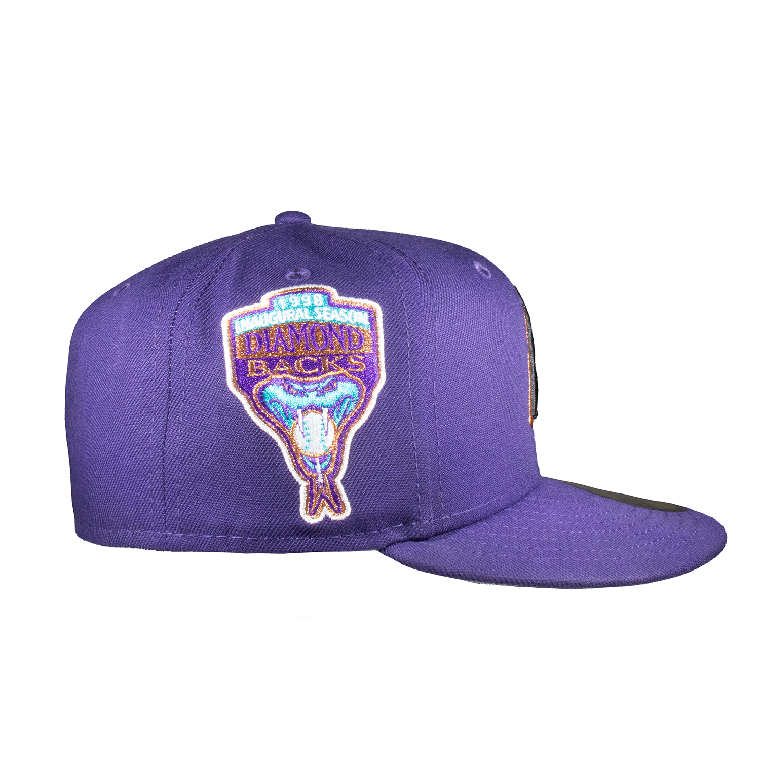 Arizona Diamond Backs All Purple Teal Logo 1998 Inaugural Season