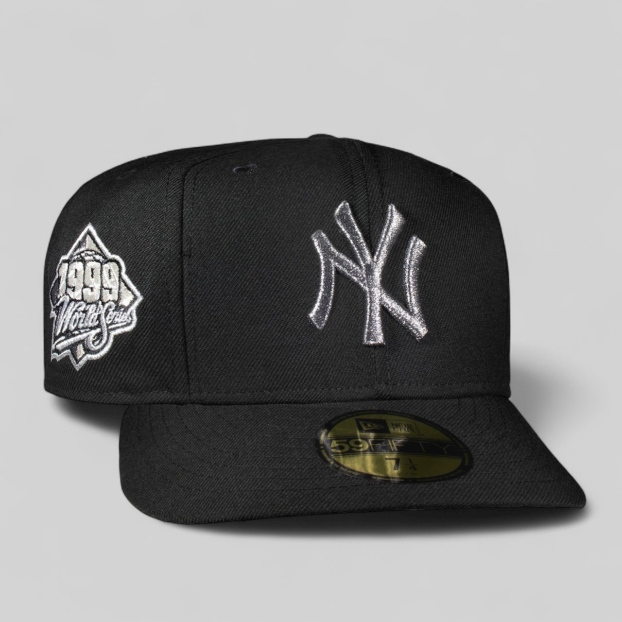 New York Yankees Black Metallic Pewter Logo 1999 WS