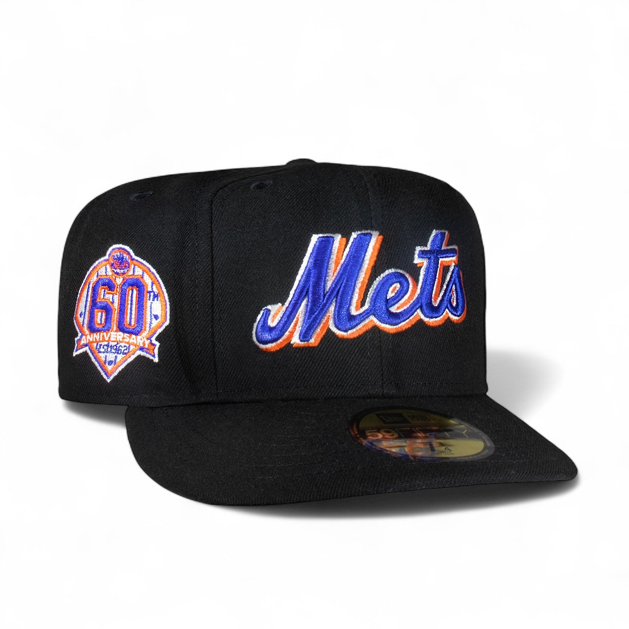 New York Mets All Black Script 60Th Anniversary