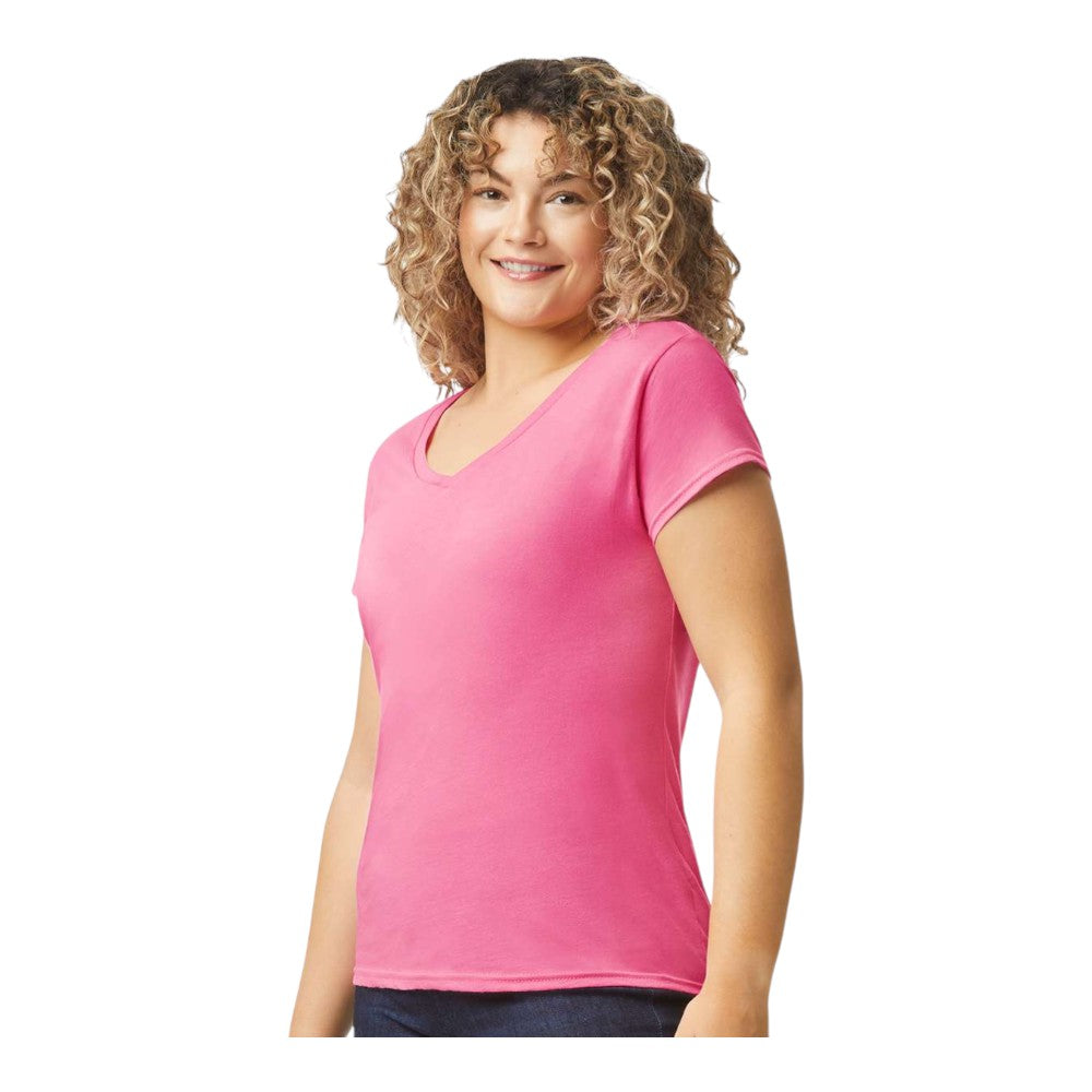 Gildan 64V00L Women's Softstyle V-Neck T-Shirt