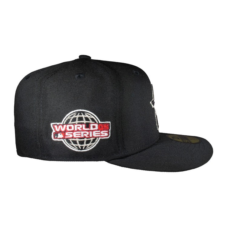 Houston Astros All Black Gradient Red Logo 2005 World Series
