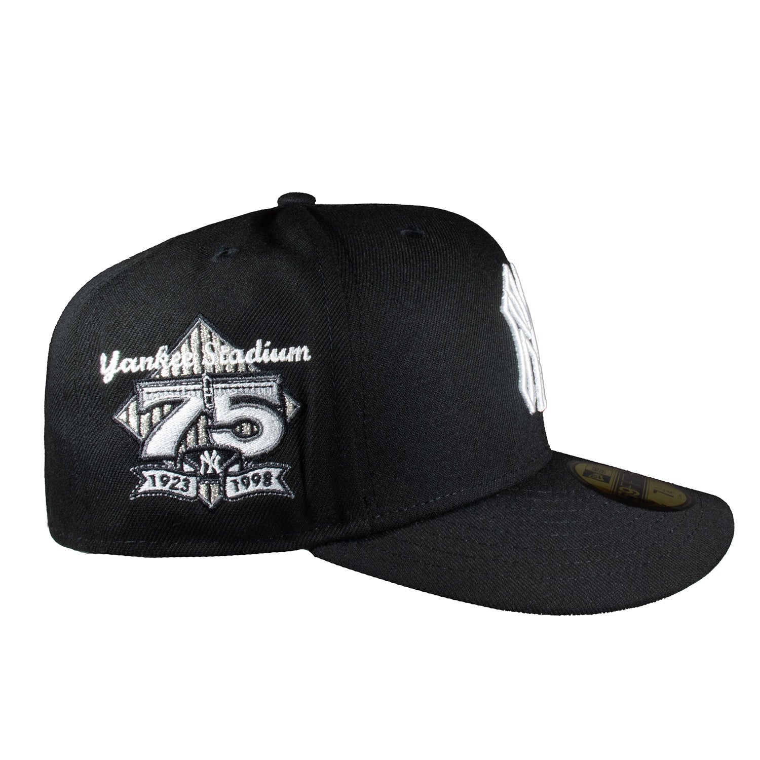 New York Yankees All Black Gradient Logo 75 Years