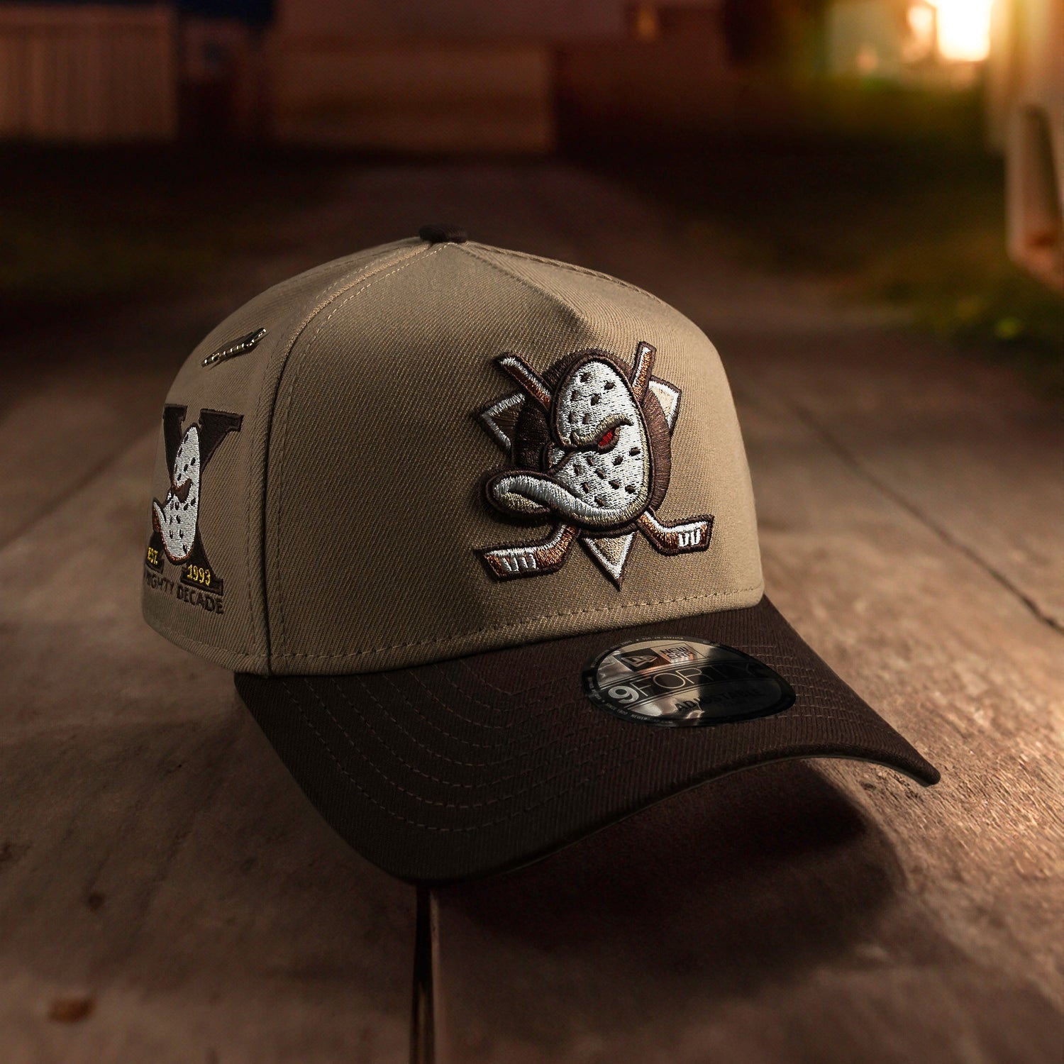 ANAHEIM DUCKS NHL CAMEL GREY UV / NEW ERA 9FORTY A-FRAME