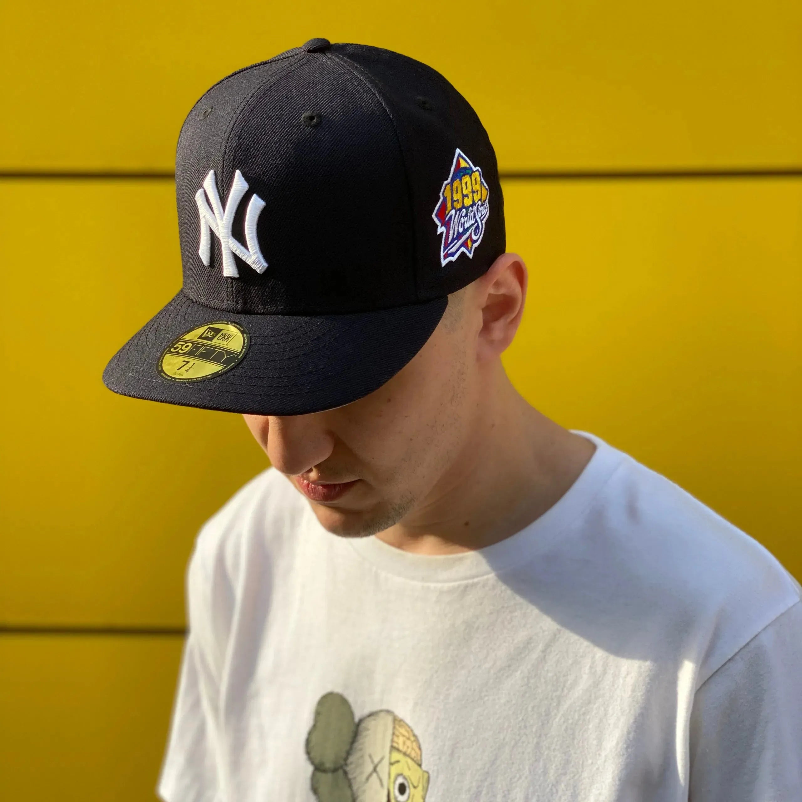 NEW ERA 59FIFTY MLB NEW YORK YANKEES NAVY/GREY UV FITTED CAP
