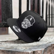 NEW ERA 9FIFTY MLB CHICAGO WHITE SOX SUGAR SKULL BLACK / GREY UV SNAPBACK CAP