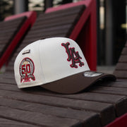 NEW ERA 9FORTY A-FRAME LOS ANGELES ANGELS 50TH ANNIVERSARY TWO TONE / GREY UV SNAPBACK
