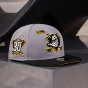 ANAHEIM DUCKS CAP GREY 30TH PATCH / NEW ERA 59FIFTY FITTED