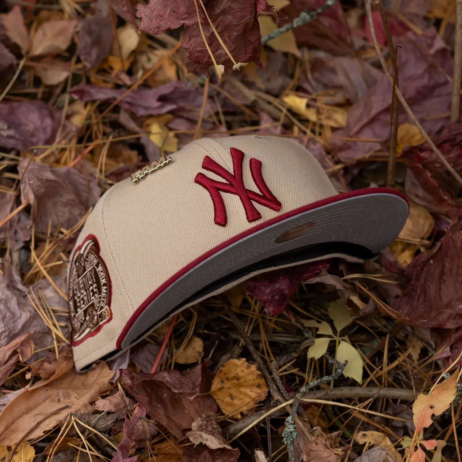 NEW ERA 59FIFTY MLB NEW YORK YANKEES SUBWAY SERIES 2000 TWO TONE / GREY UV FITTED CAP