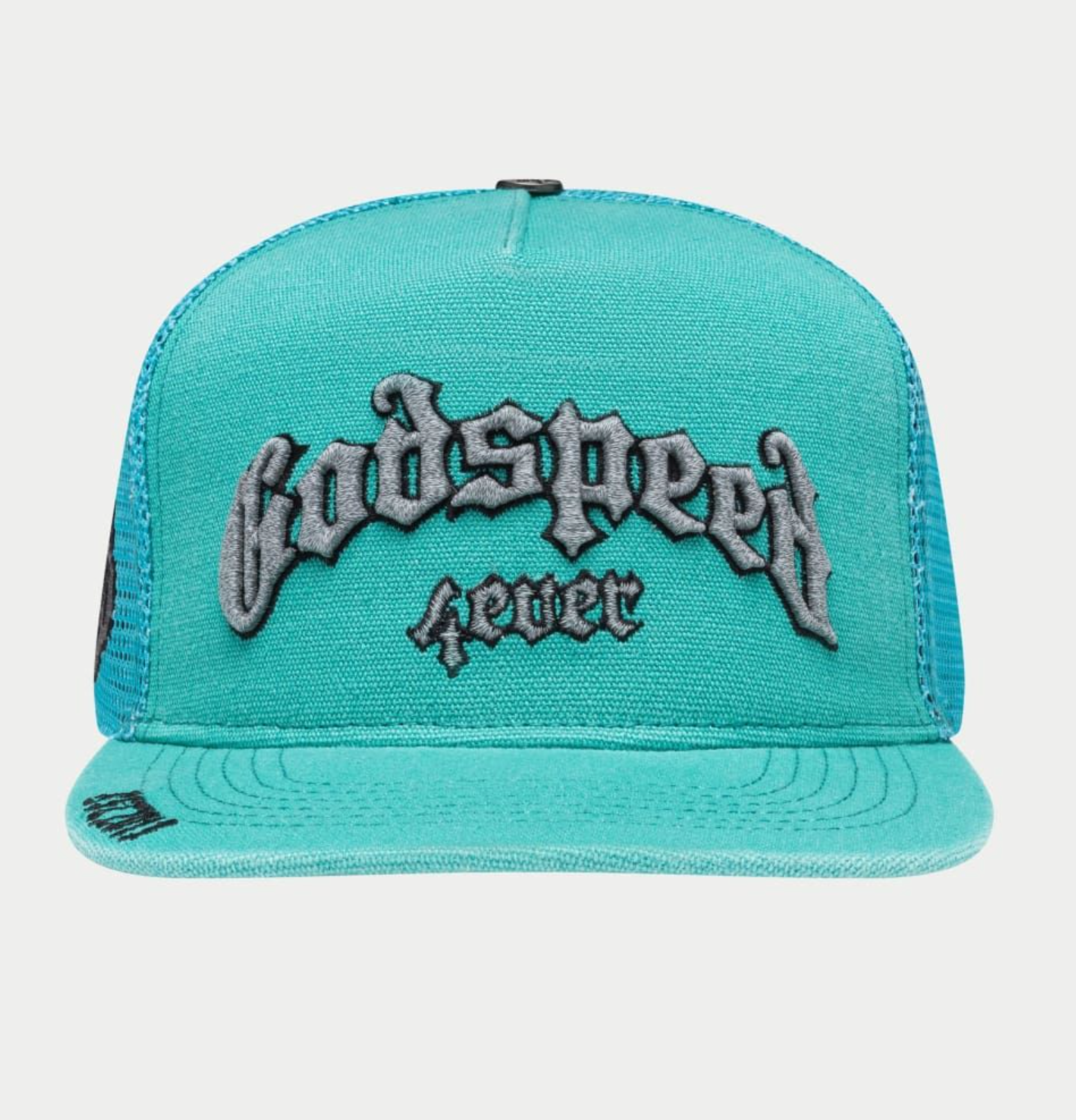 GODSPEED Forever Teal Washed Trucker Snap Back
