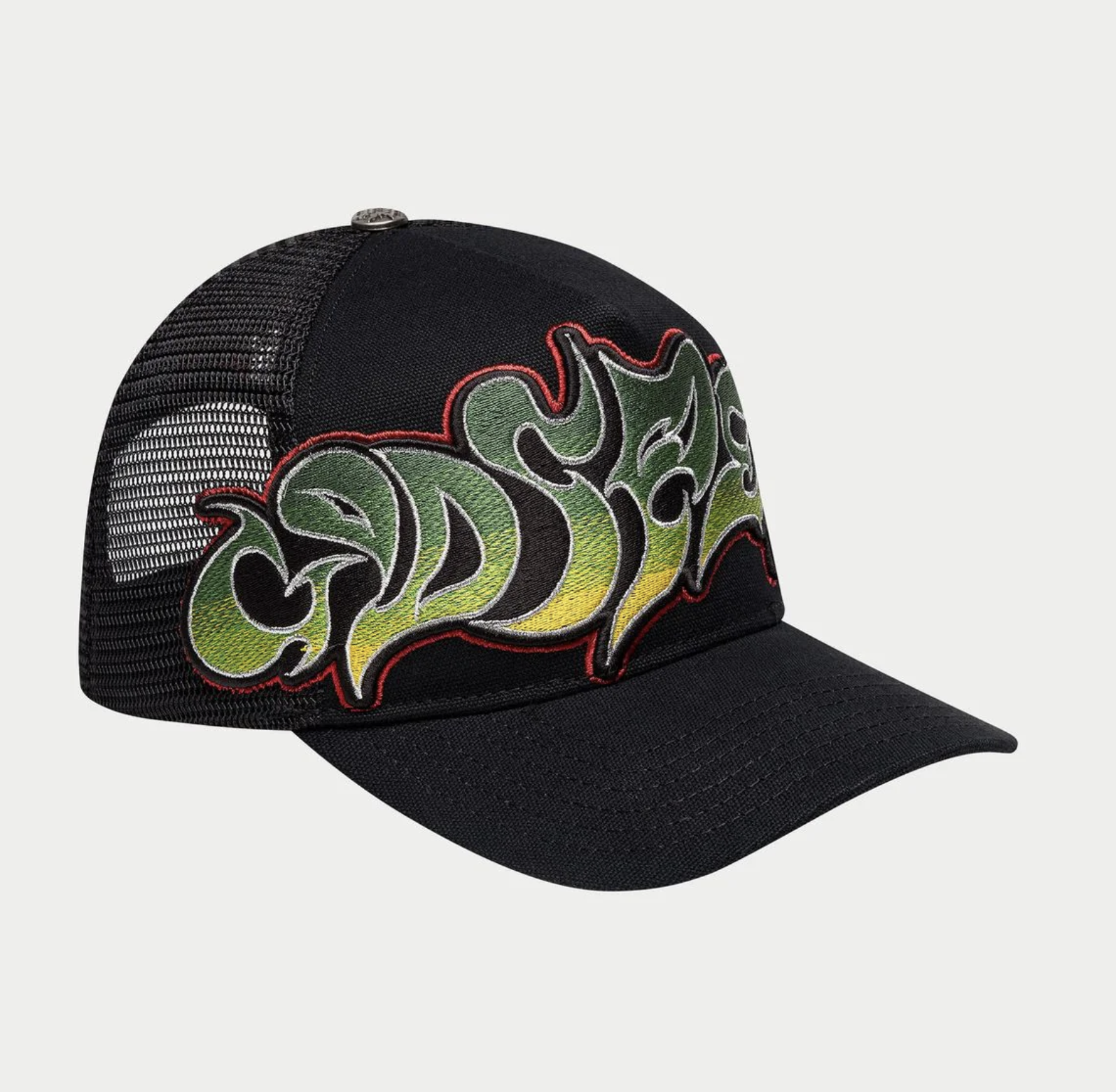 GODSPEED Forever Black Graffiti Trucker Snap Back