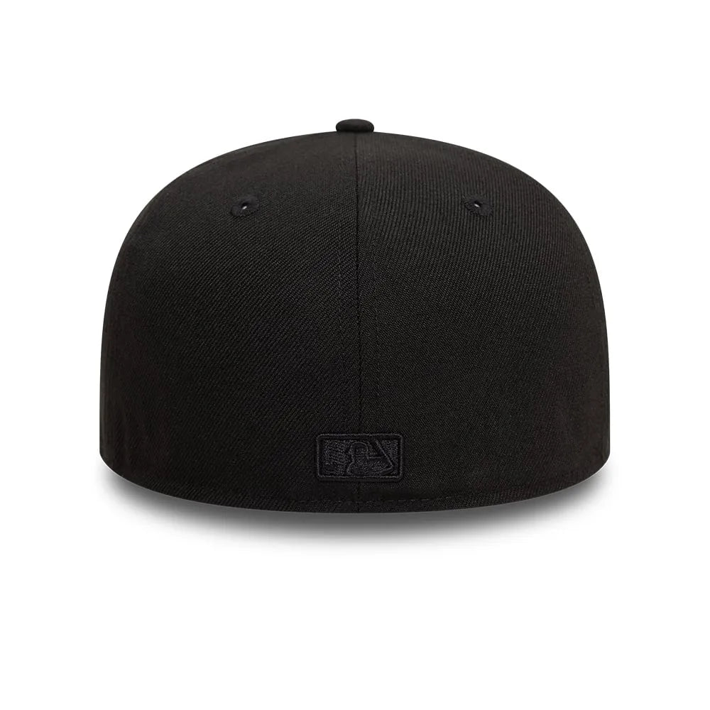 NEW ERA 59FIFTY MLB LEAGUE LOS ANGELES DODGERS TEAM BLACK FITTED CAP