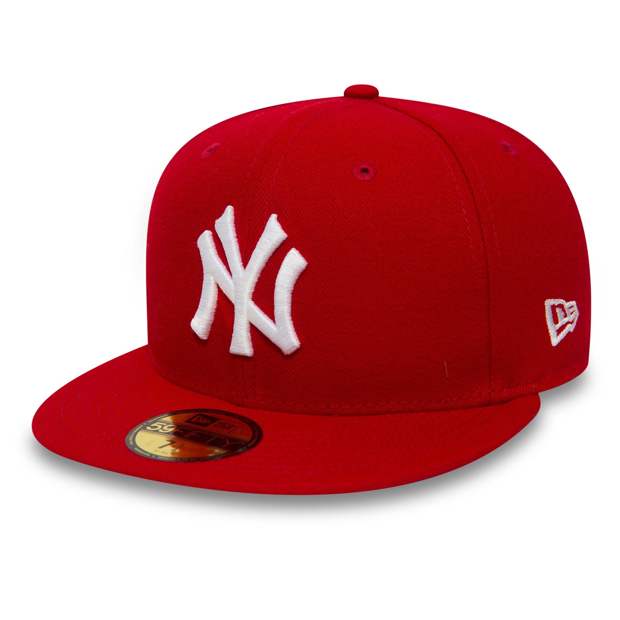 NEW ERA 59FIFTY NEW YORK YANKEES RED/WHITE FITTED CAP